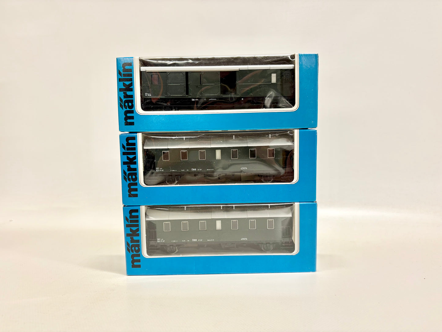 Märklin 4110 4109 Personenwagen Donnerbüchsen ÖBB AC H0