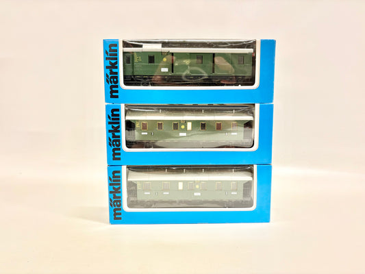 Märklin 4103 4100 4101 Personenwagen Donnerbüchsen DB AC H0