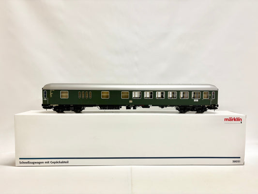 Märklin 58051 Passenger Car Express Train Car with Luggage Compartment DB Gauge 1