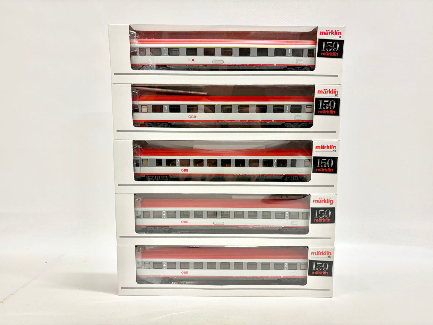 Märklin 42726 EC-Schnellzugwagen-Set ÖBB AC H0