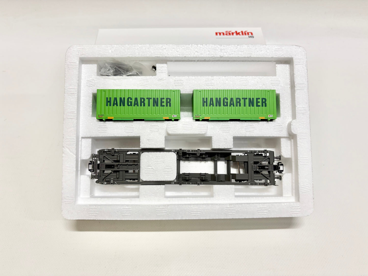 Märklin 47453 Wagen-Set Taschenwagen mit Container DB AC H0