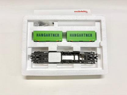 Märklin 47453 Wagen-Set Taschenwagen mit Container DB AC H0