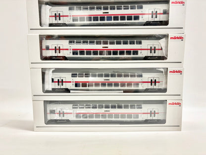 Märklin 43481 43482 43483 43484 43485 IC2 Doppelstock Personenwagen DB AC H0