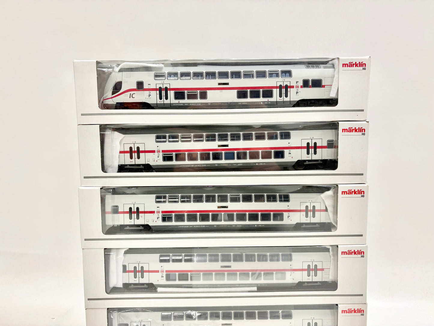 Märklin 43481 43482 43483 43484 43485 IC2 Doppelstock Personenwagen DB AC H0