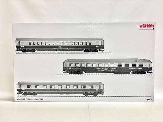 Märklin 58039 Wagen-Set Schnellzug "Rheingold 2" DB Spur 1