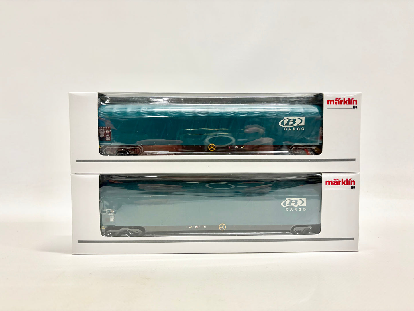 Märklin 47007 Wagen-Set Schiebeplanwagen SNCB Cargo AC H0