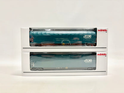 Märklin 47007 Wagen-Set Schiebeplanwagen SNCB Cargo AC H0