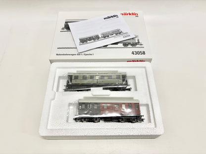 Märklin 43058 Nebenbahnwagen-Set K.P.E.V. AC H0
