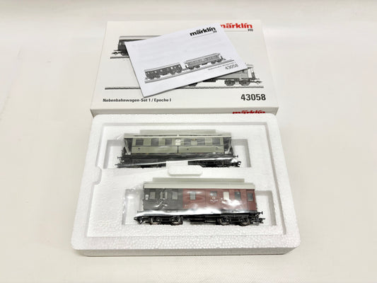 Märklin 43058 Nebenbahnwagen-Set K.P.E.V. AC H0