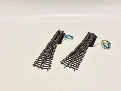 Märklin 2271 2272 K-Gleise Schlankes Weichenpaar mit Antrieb AC H0
