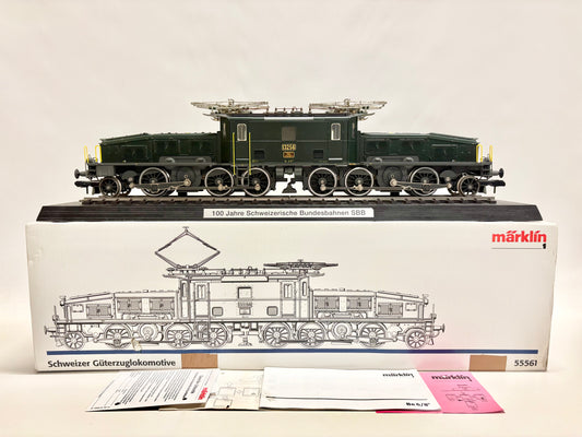 Märklin 55561 Digital + Sound E-Lok Be 6/8 Schweizer Krokodil SBB Spur 1