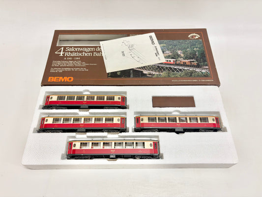 Bemo 3272/2 Wagen-Set Salonwagen RhB H0e