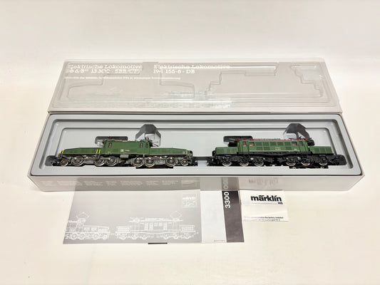 Märklin 3300 E-Lok Krokodil-Set Br 194 Db & Be 6/8 SBB AC H0