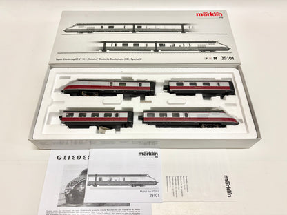 Märklin 39101 Mfx-Digital + Sound Diesel-Tagesgleiderzug VT 10.5 "Senator" DB AC H0