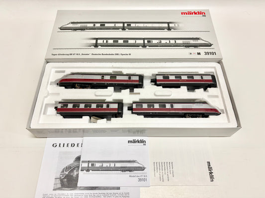 Märklin 39101 Mfx-Digital + Sound Diesel-Tagesgleiderzug VT 10.5 "Senator" DB AC H0