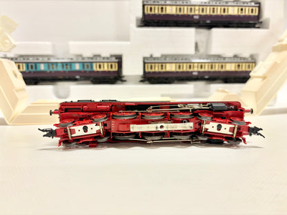 Fleischmann 1887 AC Zugpackung Ruhr Schnellverkehr Dampflok Br 78 mit Abteilwagen DRG H0