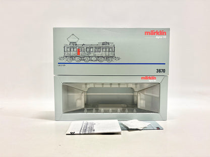 Märklin 3670 Leerkarton E-Lok Litt D109 SJ H0