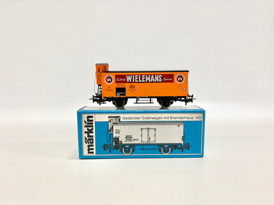 Märklin 4680 SoMo "Wielemans" Güterwagen mit Bremserhaus AC H0
