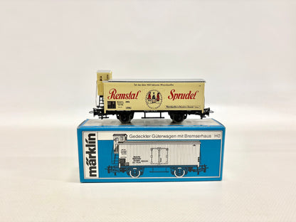Märklin 4680 SoMo "Remstal Sprudel" Güterwagen mit Bremserhaus AC H0