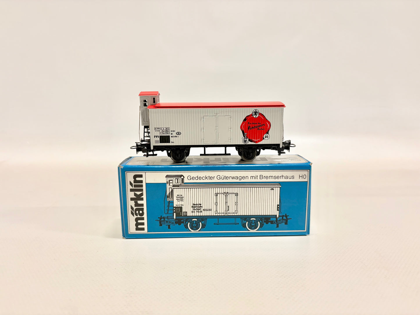 Märklin 4680 SoMo "Potstainiers" Güterwagen mit Bremserhaus AC H0
