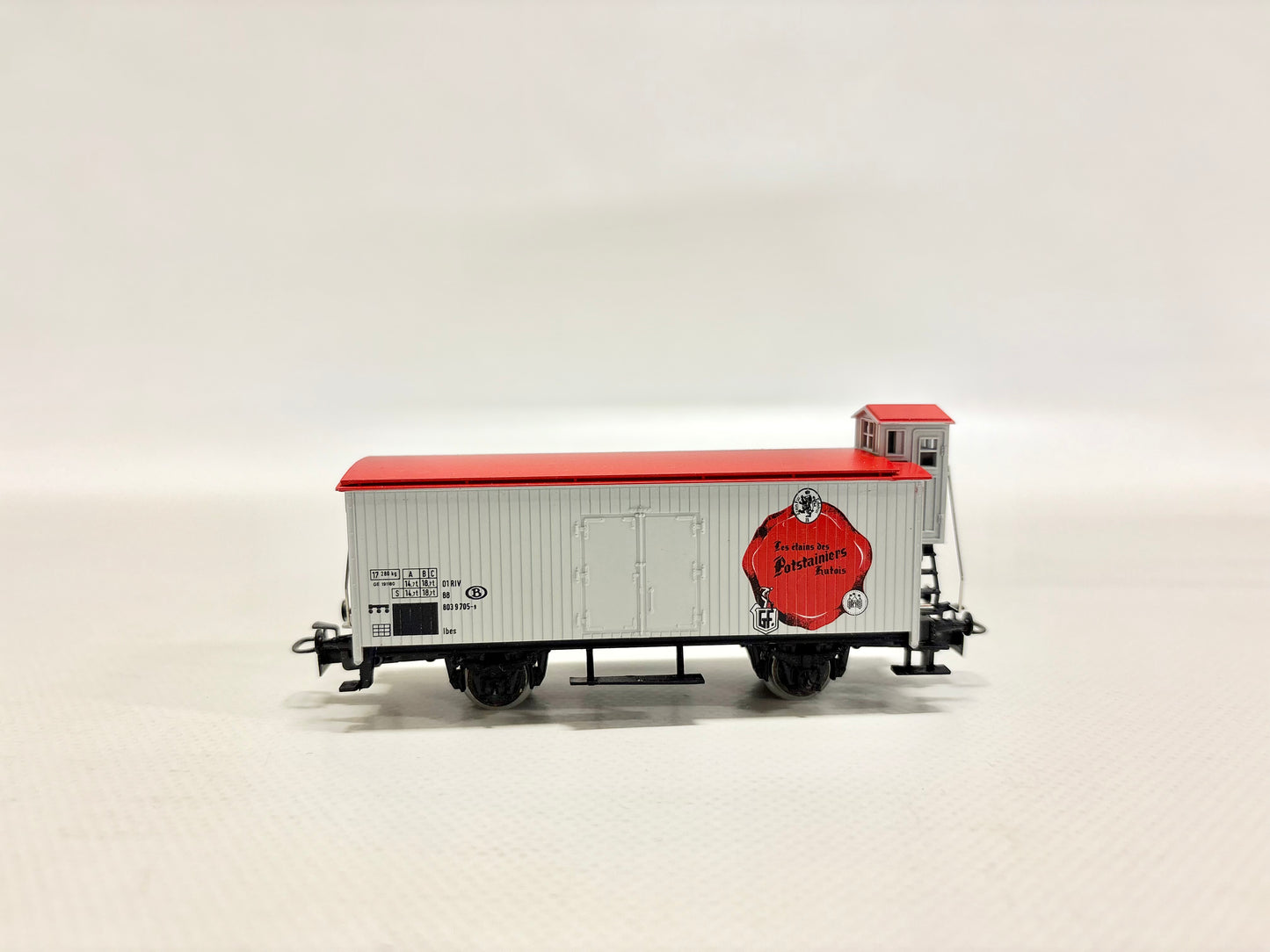 Märklin 4680 SoMo "Potstainiers" Güterwagen mit Bremserhaus AC H0