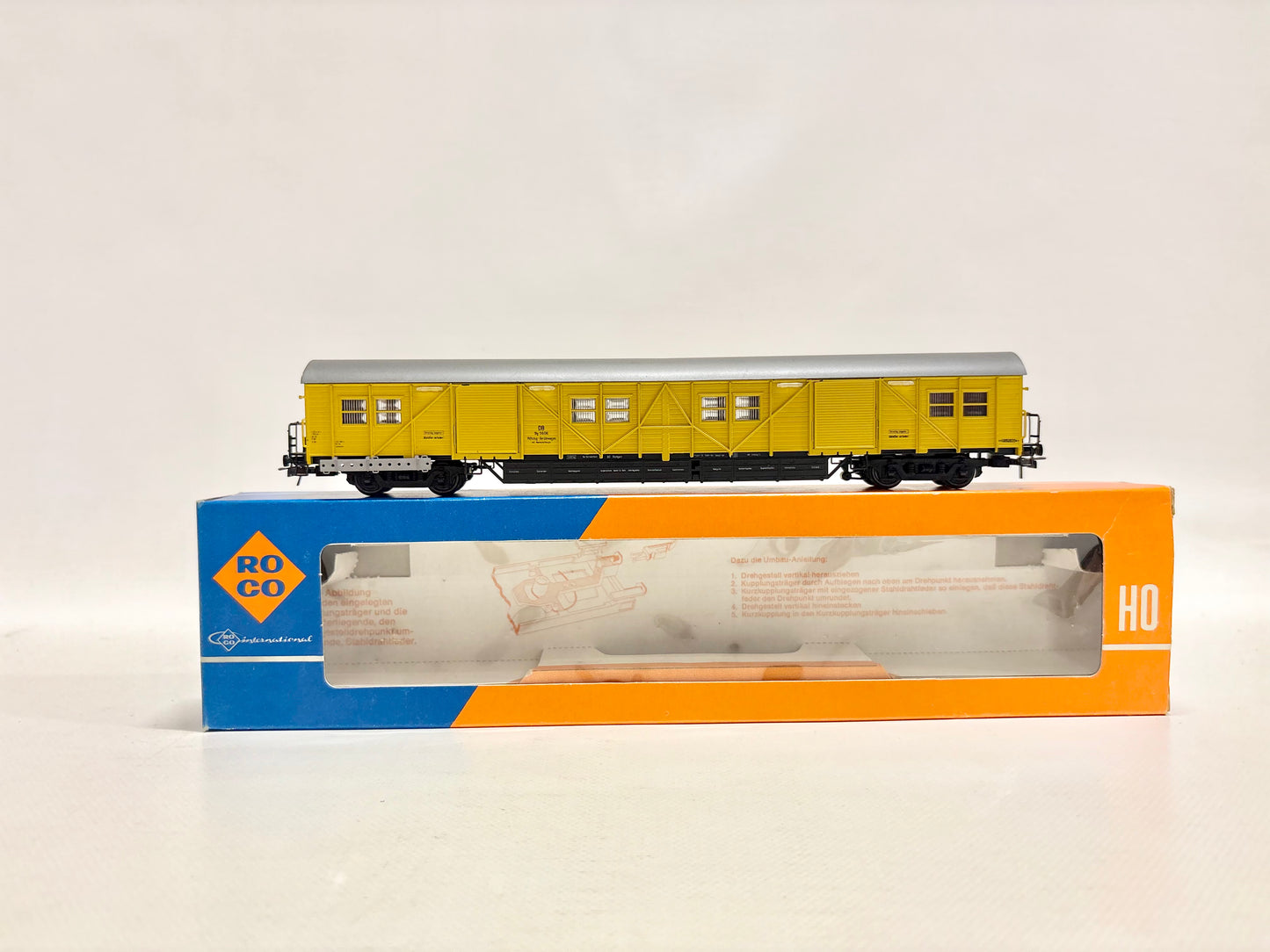 Roco 4359 Güterwagen Gerätewagen Hilfswagen DB DC H0