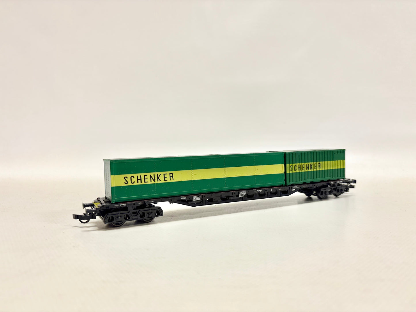 Roco 4362 Güterwagen Containerwagen "Schenker" DB DC H0
