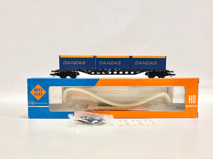 Roco 4363 Güterwagen Containerwagen "Danzas" DB DC H0