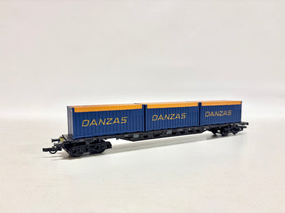 Roco 4363 Güterwagen Containerwagen "Danzas" DB DC H0