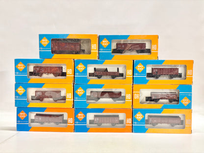 Roco 12x 4309 4307 4305 4314 4302 4313 4311 4314 Wagen-Set Konvolut DB DC H0