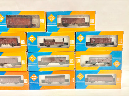 Roco 12x 4309 4307 4305 4314 4302 4313 4311 4314 Wagen-Set Konvolut DB DC H0
