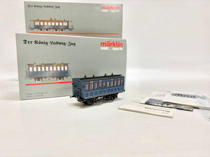 Märklin 4x 2698 HAMO König-Ludwig-Zug Personenwagen DC H0