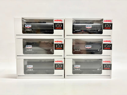 Märklin 46529 Wagen-Set Kesselwagen Mobil Oil Güterwagen DB AC H0