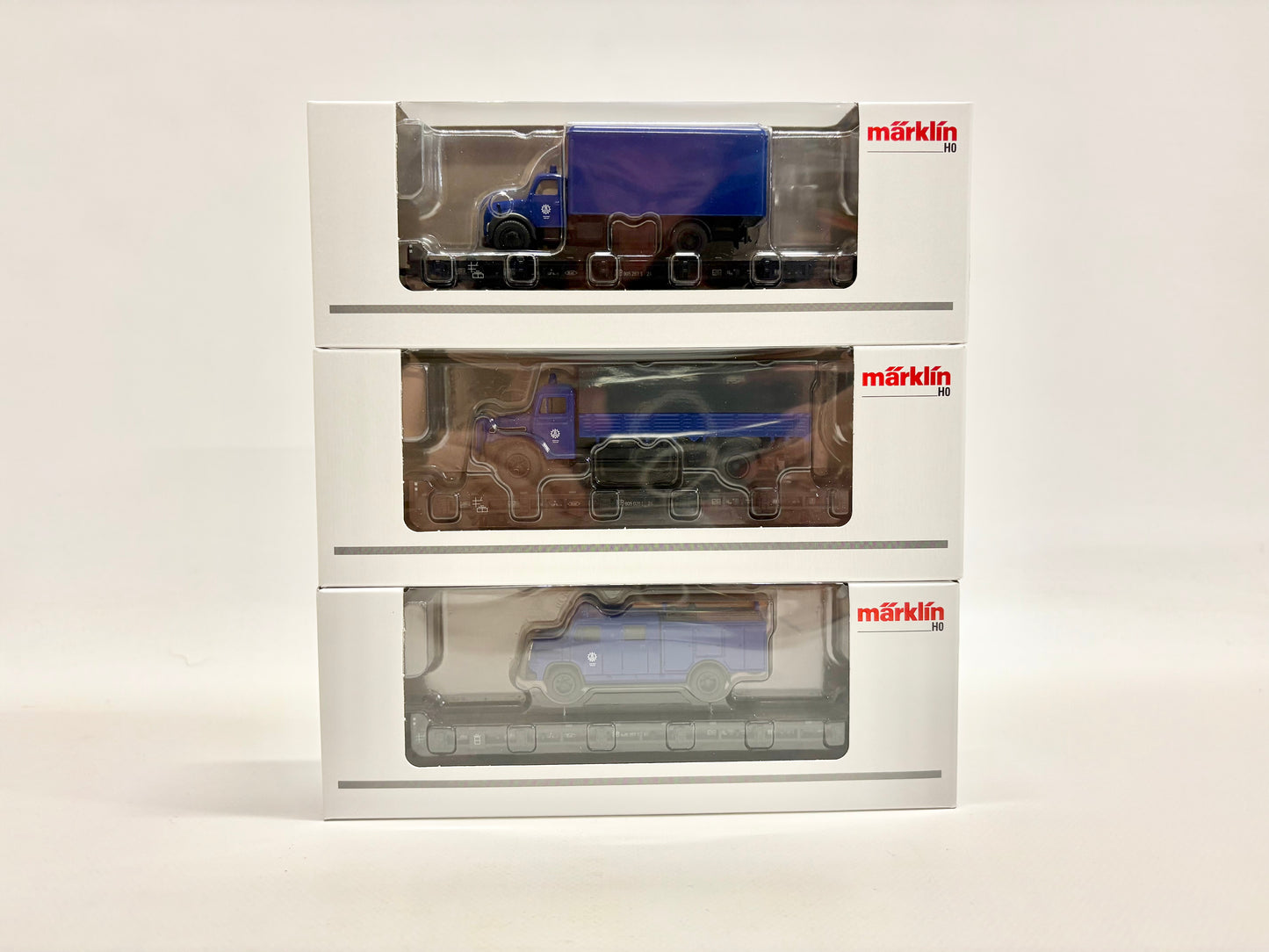 Märklin 48724 Wagen-Set Flachwagen THW Güterwagen DB AC H0