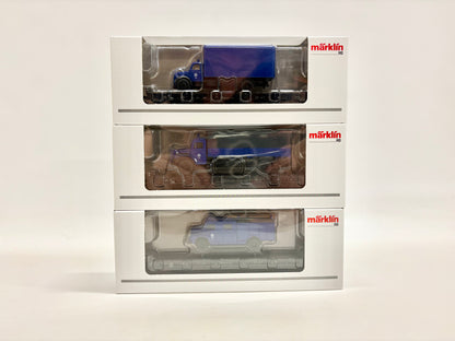 Märklin 48724 Wagen-Set Flachwagen THW Güterwagen DB AC H0