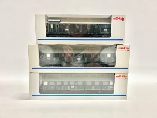 Märklin 41371 41351 41361 Wagen-Set, Bayrische Personenwagen, H0, OVP, TOP