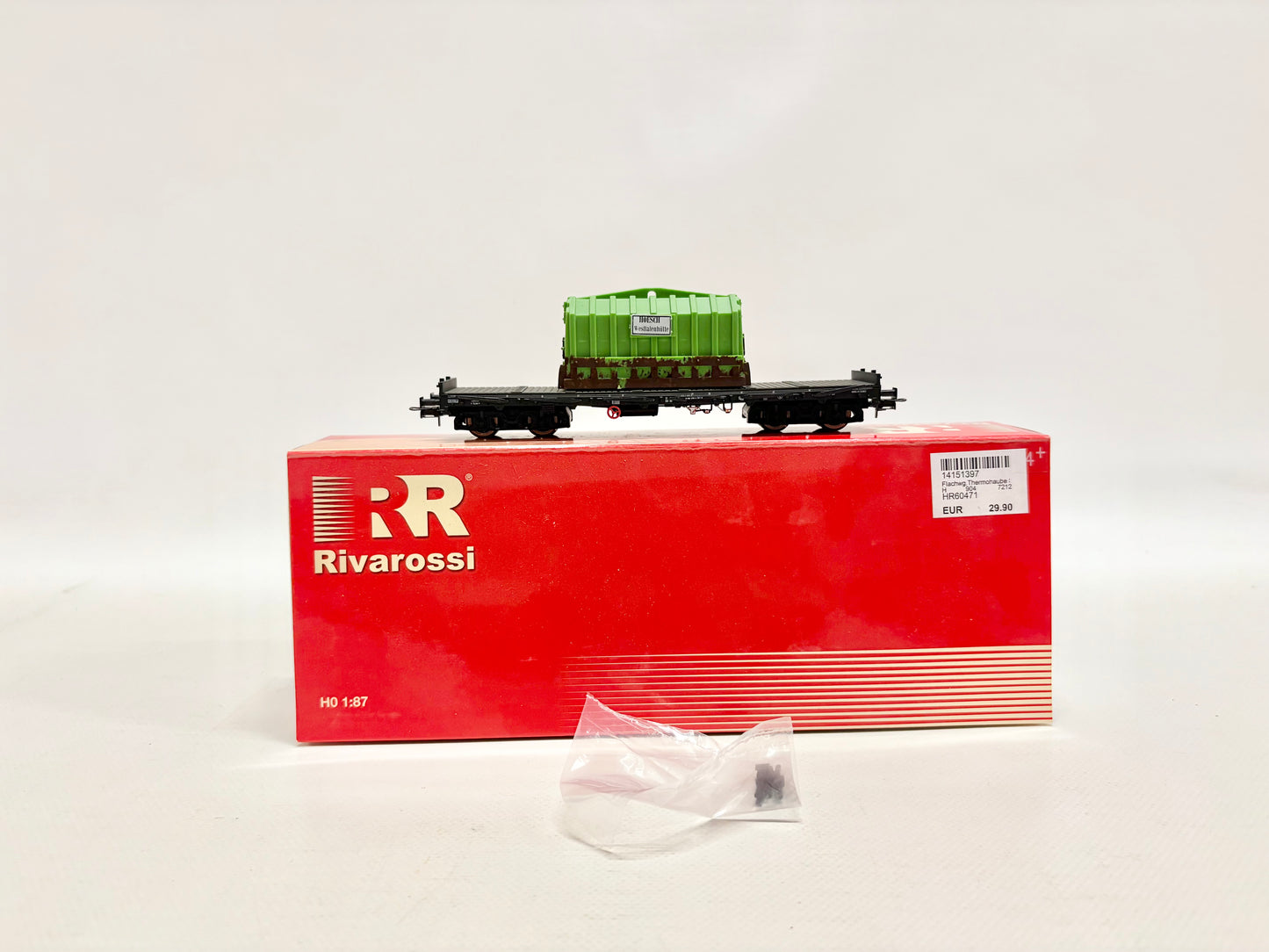 Rivarossi HR60471 Flachwagen mit Ladung DB DC H0