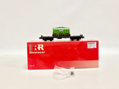 Rivarossi HR60471 Flachwagen mit Ladung DB DC H0