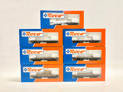Roco 46380 7x Schwerlastwagen DB AC H0