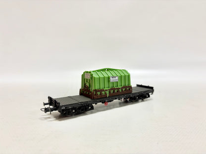 Rivarossi HR60471 Flachwagen mit Ladung DB DC H0