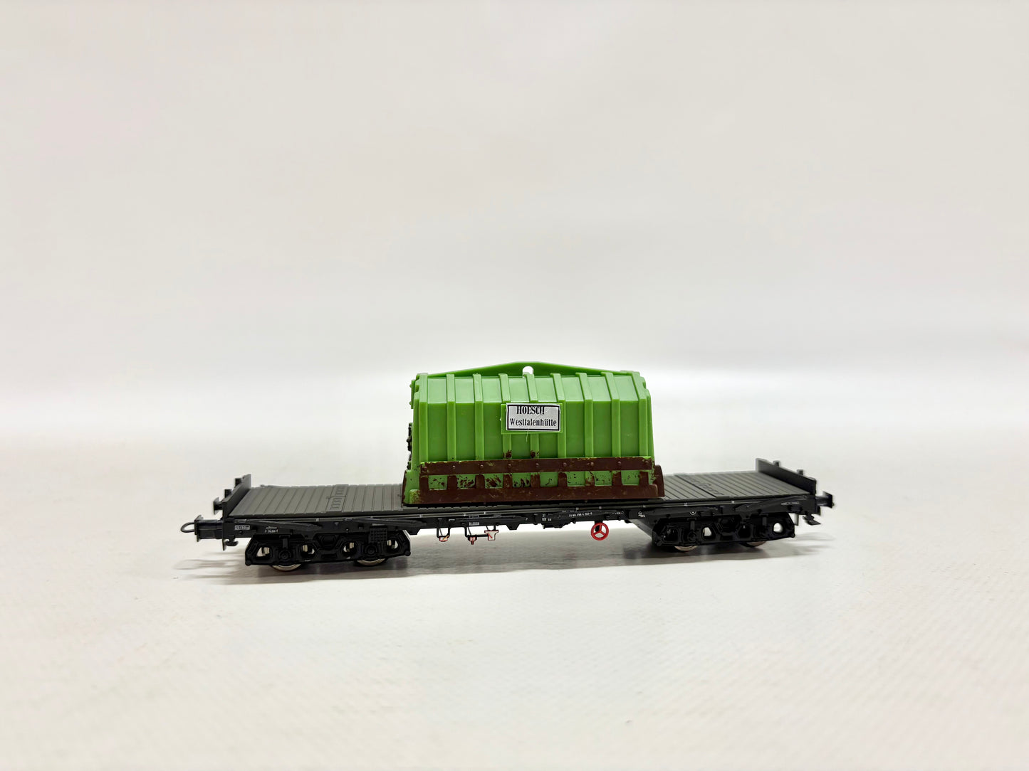 Rivarossi HR60471 Flachwagen mit Ladung DB DC H0