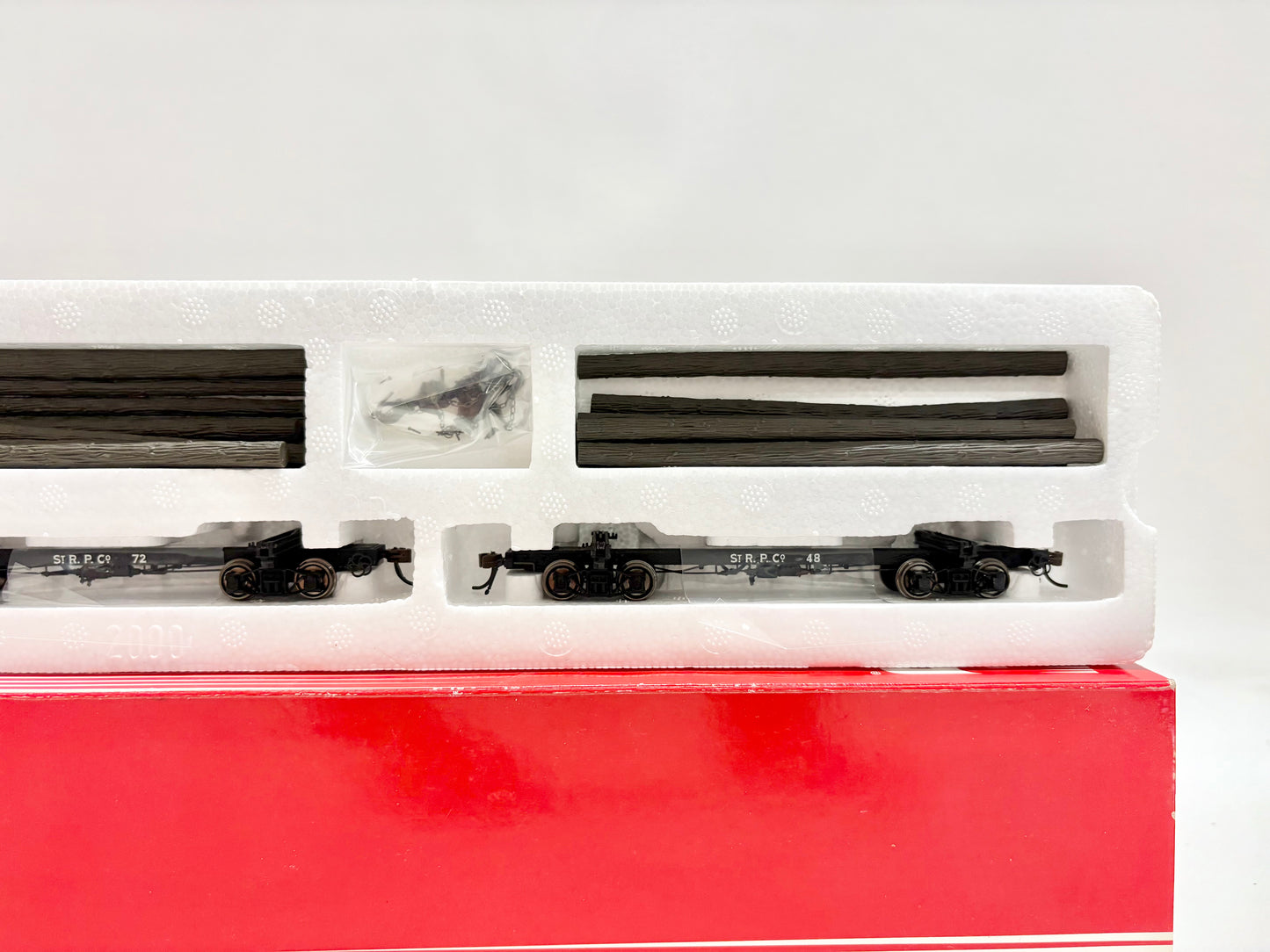 Rivarossi HR6024 Güterwagen Log Car-Set USA DC H0