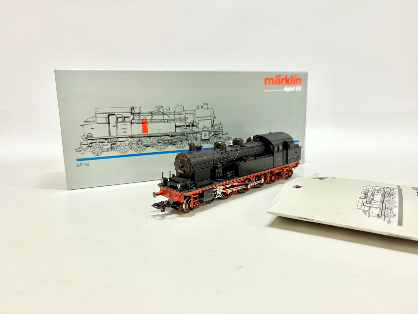 Märklin 3703 Digital Dampflok Br 78 031 DRG AC H0