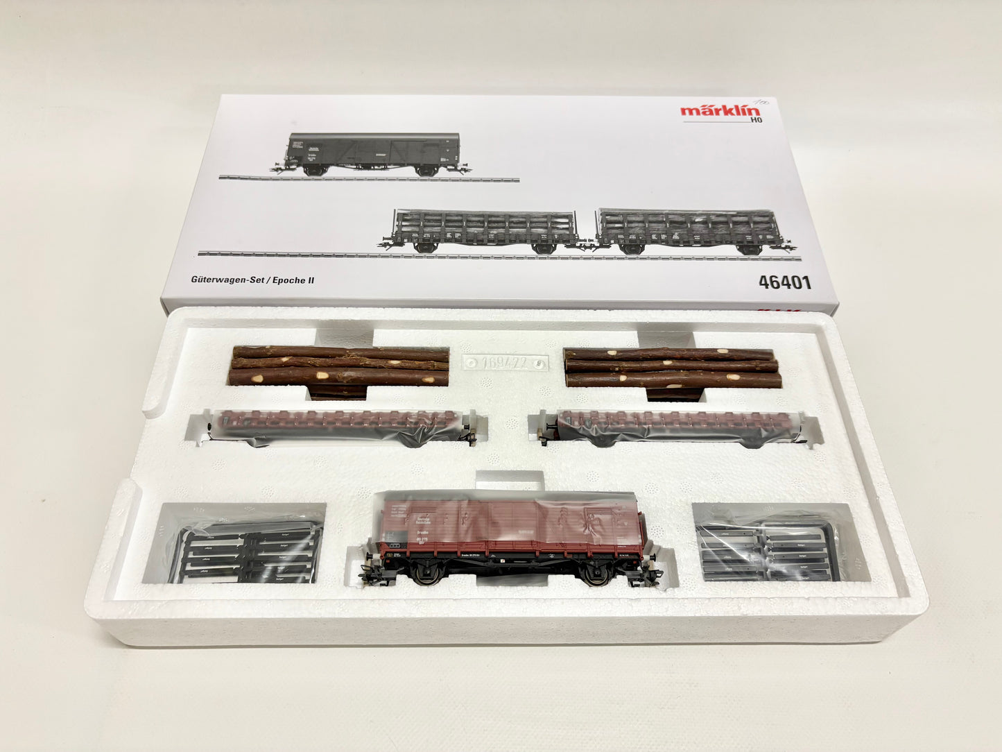 Märklin 46401 Wagen-Set Güterwagen Epoche II DR AC H0