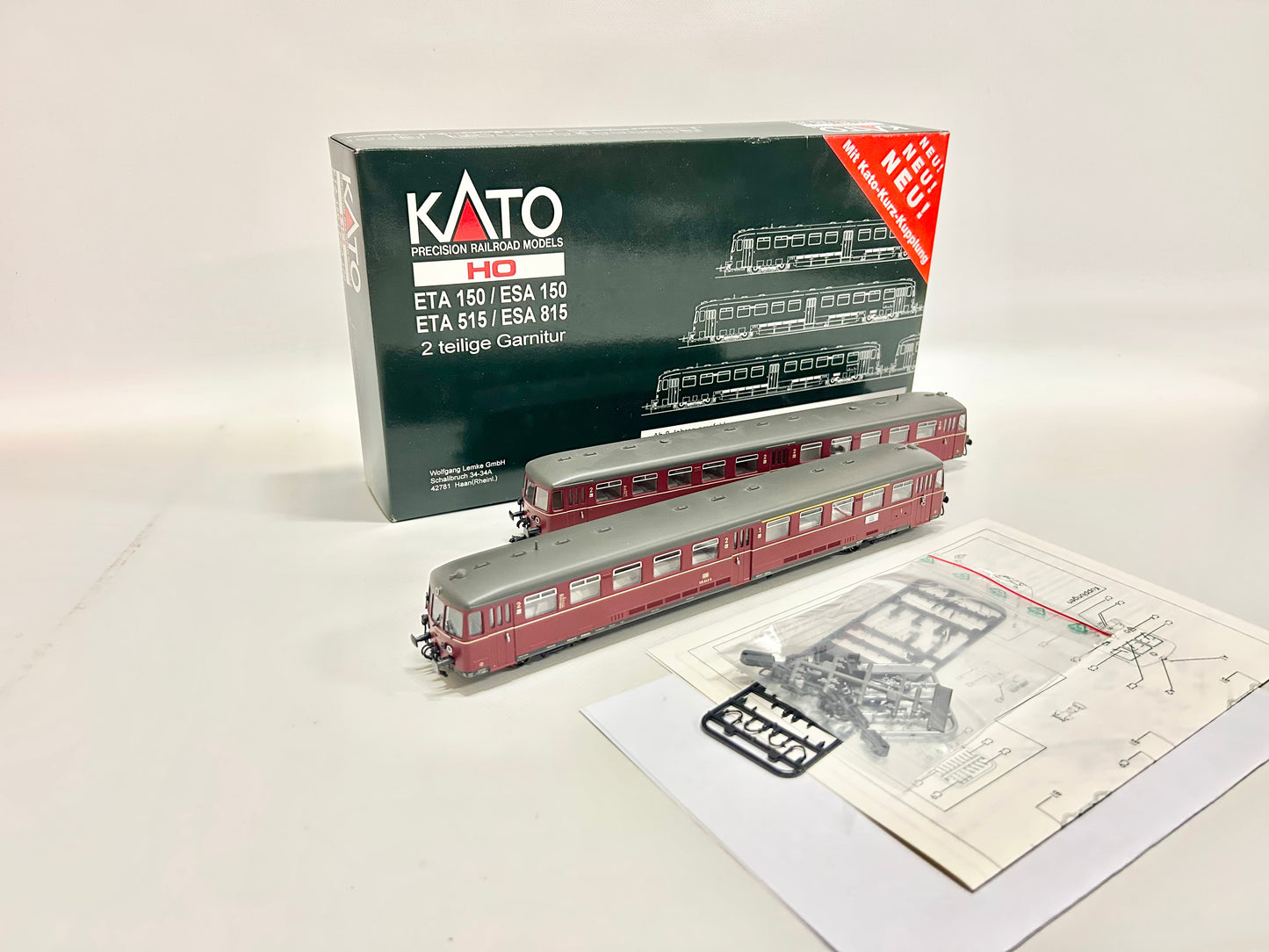 Kato 30802 Akku-Triebwagen ETA 515 / ESA 815 DB DC H0