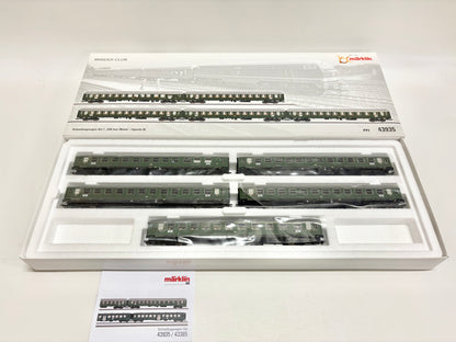 Märklin 43935 Wagen-Set D96 Isar-Rhone Personenwagen DB AC H0