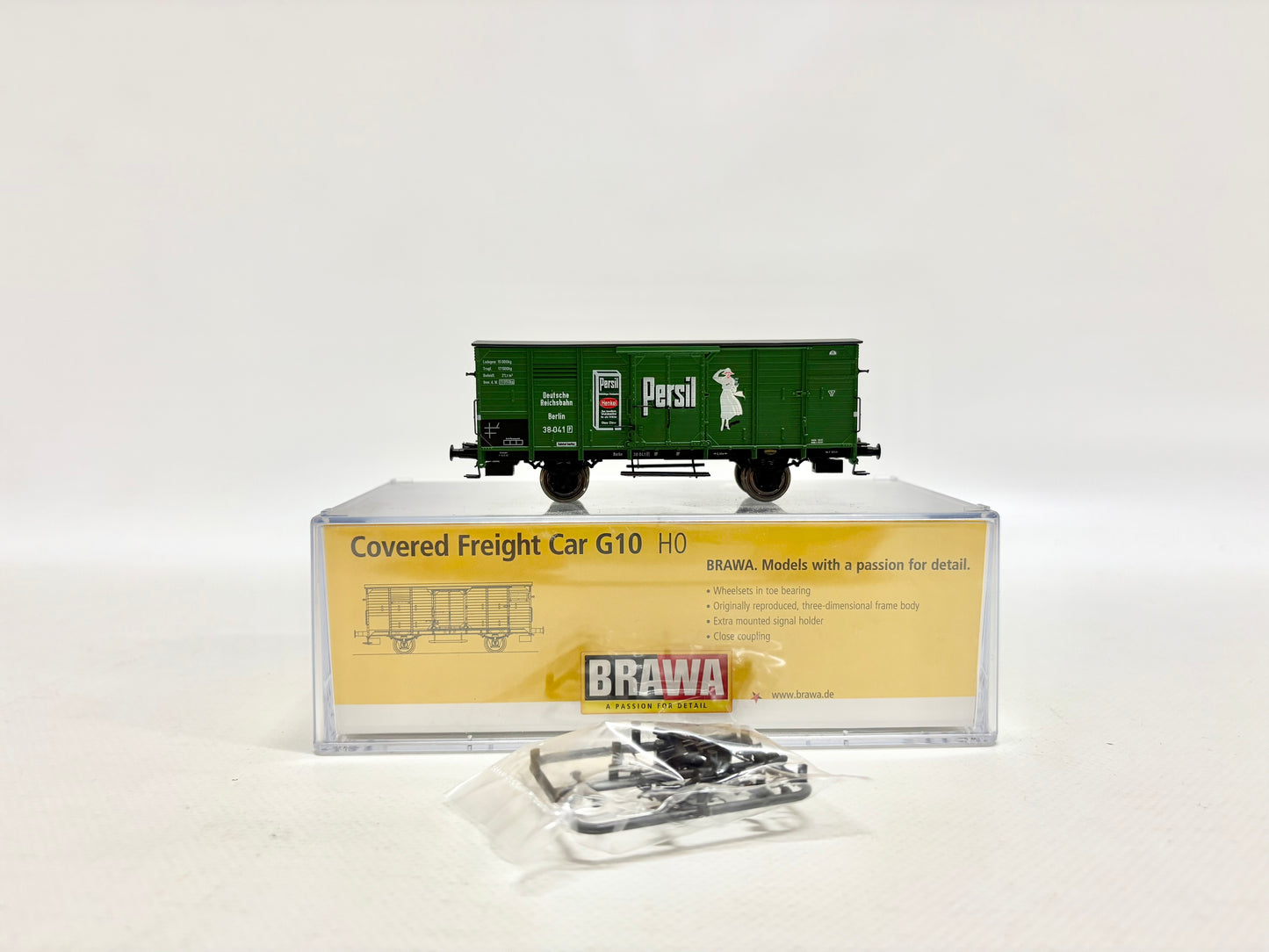 Brawa 48231 Güterwagen Gedeckter Güterwagen "Persil" DRG DC H0