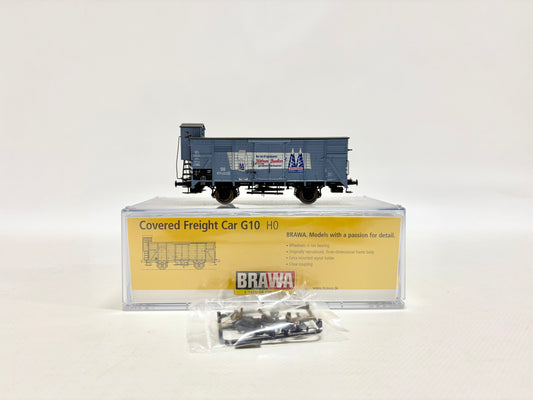 Brawa 48240 Covered Goods Wagon G10 "Kölner Zucker" DRG DC H0