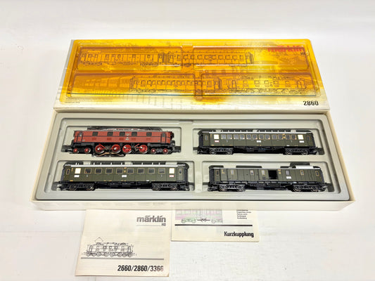Märklin 2860 Zugpackung Schnellzug DRG AC H0