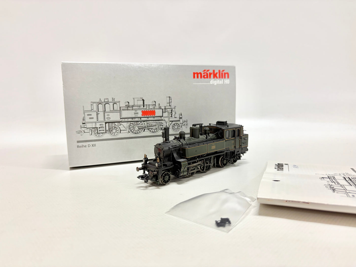 Märklin 37135 Dampflok Reihe D XIII 2222 K.Bay.Sts.B AC H0